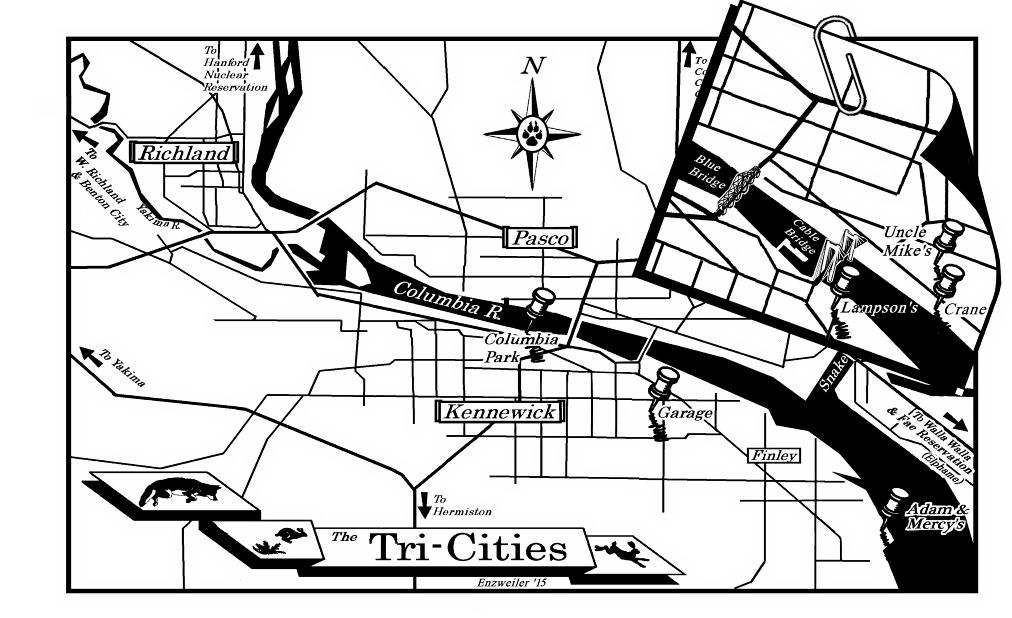 Columbia River Map