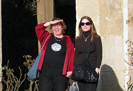 Patty and Xaviere at Hameau de la Reine